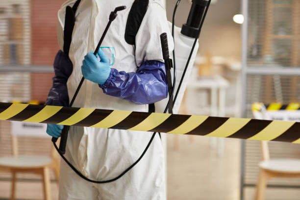 Professional Blood Cleanup technician working in Milton, FL